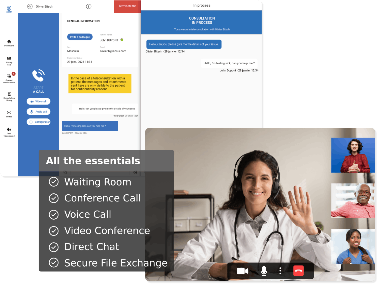 Telehealth use cases